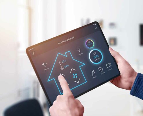 Smart Home Kontrolle per Tablet
